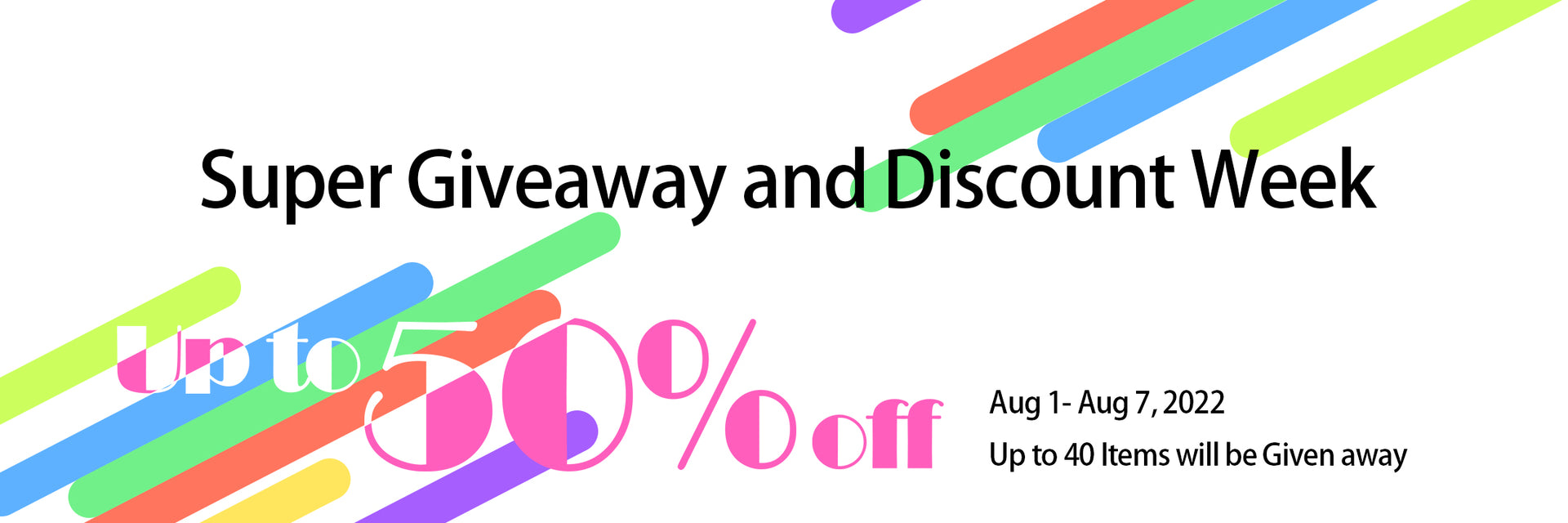 Super Giveaway & Discount Week