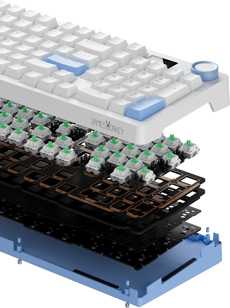 Keebmonkey 1800 V3.0 Gasket Keyboard Barebones