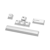 KIBU CNC Aluminum WASD Gaming Keycaps (Includes ESC, Spacebar & Enter)