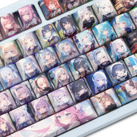 Kawaii Cute Girl Custom Anime Keycaps