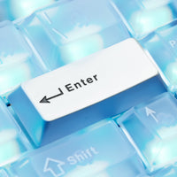 KIBU CNC Aluminum WASD Gaming Keycaps (Includes ESC, Spacebar & Enter)