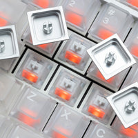 KIBU CNC Aluminum WASD Gaming Keycaps (Includes ESC, Spacebar & Enter)