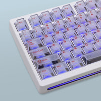 KEEBMONKEY x PMO P75 Transparent 75% Mechanical Keyboard with Knob