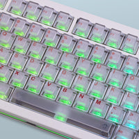 KEEBMONKEY x PMO P75 Transparent 75% Mechanical Keyboard with Knob