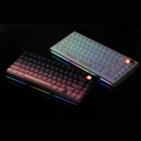 KEEBMONKEY x PMO P75 Transparent 75% Mechanical Keyboard with Knob