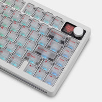 KEEBMONKEY x PMO P75 Transparent 75% Mechanical Keyboard with Knob