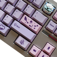 Purple Coral Keycap Set