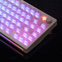 KEEBMONKEY x PMO P75 Transparent 75% Mechanical Keyboard with Knob