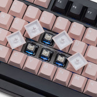 KEEBMONKEY x PMO P75 Transparent 75% Mechanical Keyboard with Knob