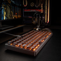 PMOKEY GP75 Hall Effect Wired Gaming Keyboard with Quick-Release Structure & Color Display