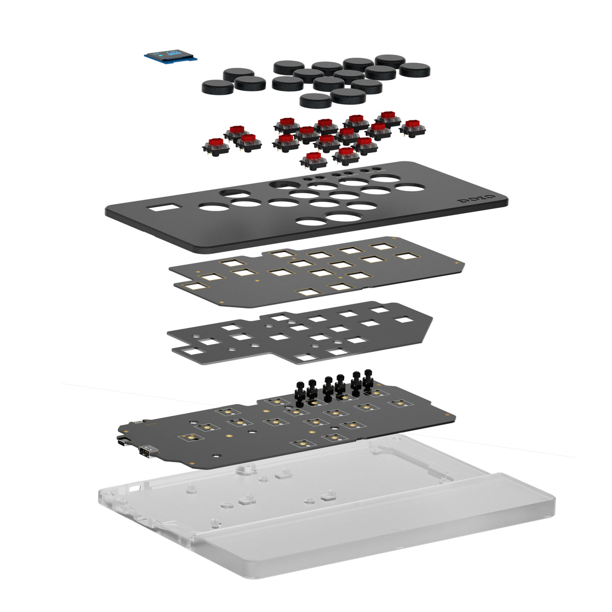 Hitpad Layout DOIO Hitpad Standard - Leverless Game Controller