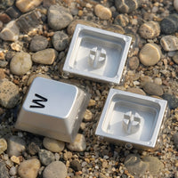 KIBU CNC Aluminum WASD Gaming Keycaps (Includes ESC, Spacebar & Enter)