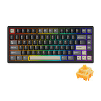 WOBKEY Pro Black Keyboard（Silent SHHH Switch keyboard）