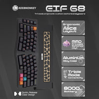 MMD Alice EIF68 Quick Release Tri-Mode Layout Aluminum Keyboard