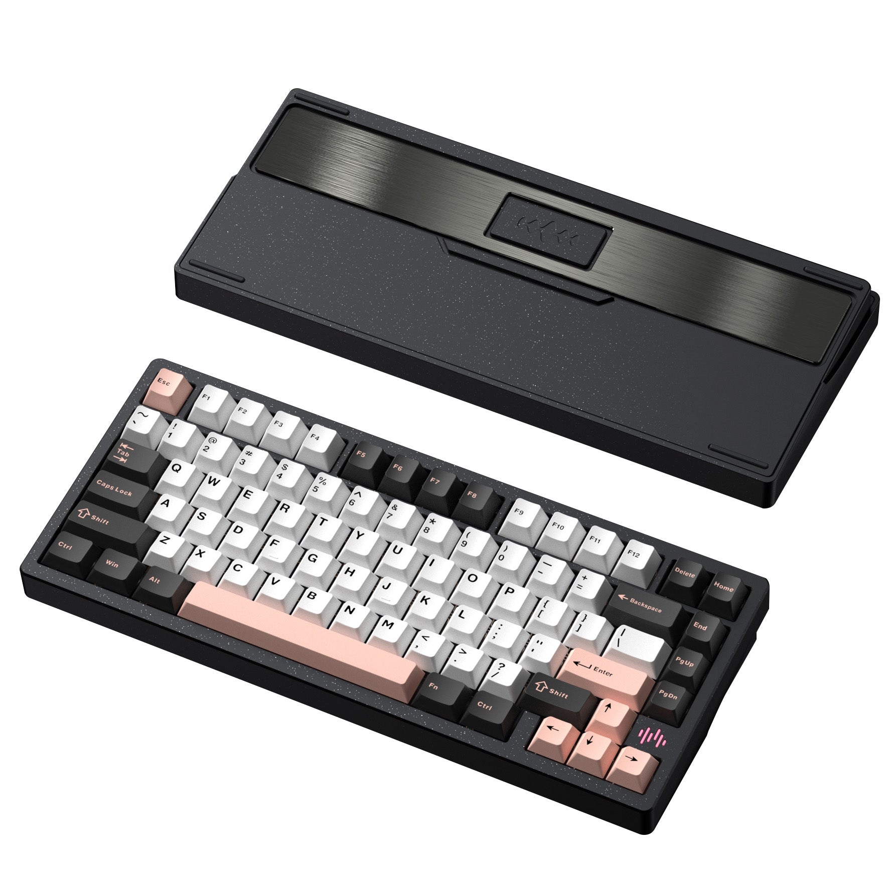 PMOKEY Wave 75 CNC Aluminum Quick Release Tri-Mode Gaming Keyboard