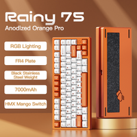 WOBKEY Rainy 75 Pro Limited Orange keyboard