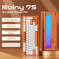 WOBKEY Rainy 75 Pro Limited Orange keyboard