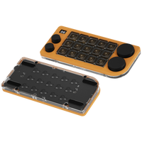 DOIO KB15 QMK/VIA Programmable Keypad With 4 Knobs and OLED Display