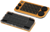 DOIO KB15 QMK/VIA Programmable Keypad With 4 Knobs and OLED Display