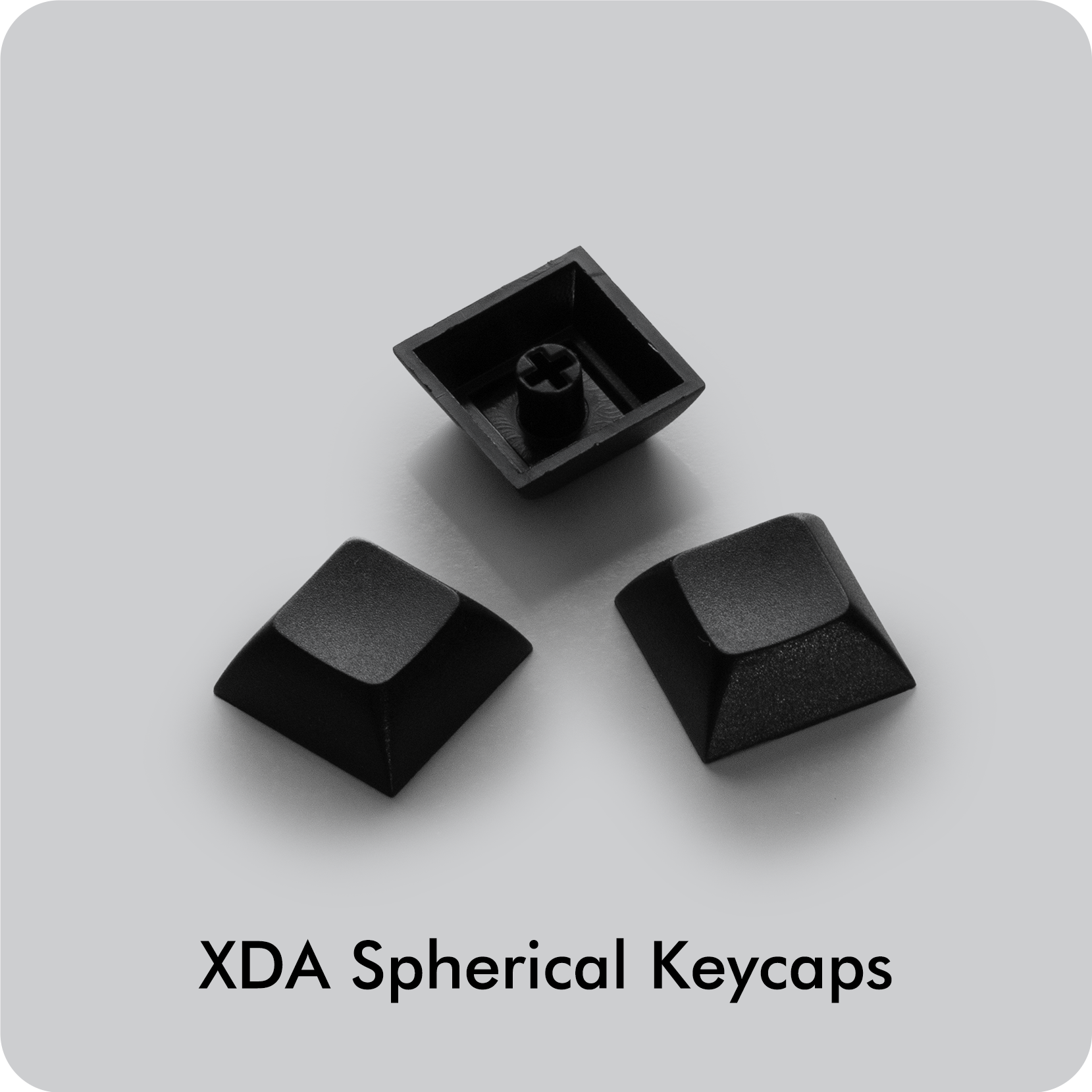 XDA spherical keycaps