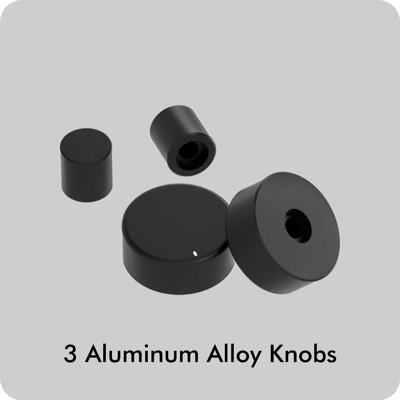 Aluminum alloy knobs