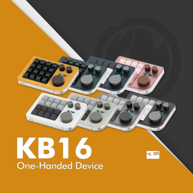 Megalodon Triple Knob Macro Pad