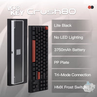 WOBKEY Crush 80 Reboot Tri-Mode Quick Release Gaming Keyboard