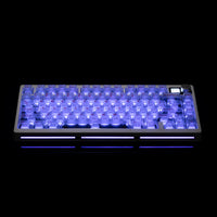 KEEBMONKEY x PMO P75 Transparent 75% Mechanical Keyboard with Knob