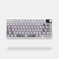 KEEBMONKEY x PMO P75 Transparent 75% Mechanical Keyboard with Knob