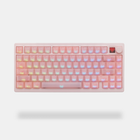 KEEBMONKEY x PMO P75 Transparent 75% Mechanical Keyboard with Knob