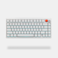 KEEBMONKEY x PMO P75 Transparent 75% Mechanical Keyboard with Knob