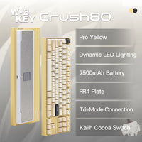 WOBKEY Crush 80 Reboot Tri-Mode Quick Release Gaming Keyboard