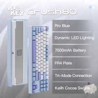 WOBKEY Crush 80 Reboot Tri-Mode Quick Release Gaming Keyboard