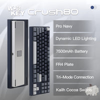 WOBKEY Crush 80 Reboot Tri-Mode Quick Release Gaming Keyboard