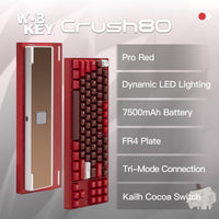 WOBKEY Crush 80 Reboot Tri-Mode Quick Release Gaming Keyboard