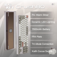 WOBKEY Crush 80 Reboot Tri-Mode Quick Release Gaming Keyboard