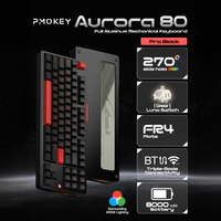 PMOKEY Aurora 80 CNC Full Aluminum Tri-Mode Gaming Keyboard