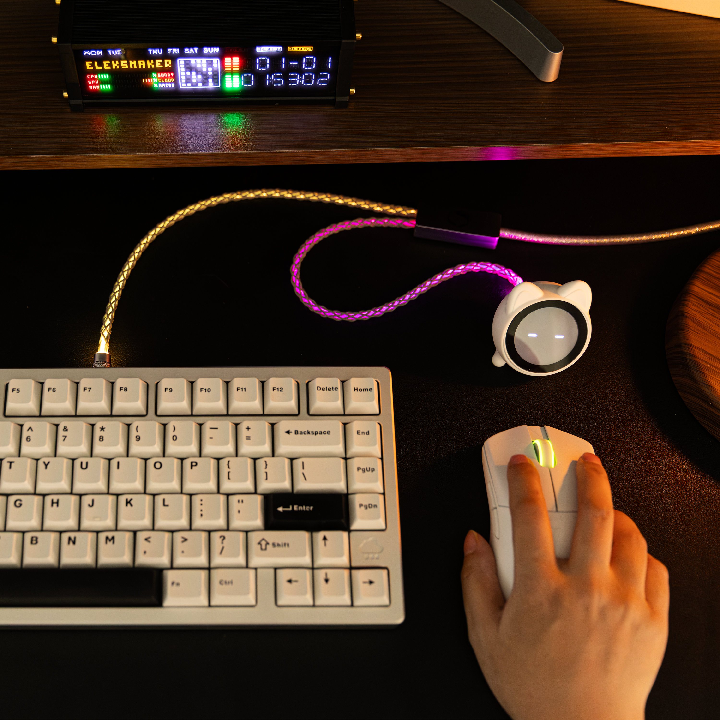 KIBU Split Dual 8K Gaming Cable with RGB