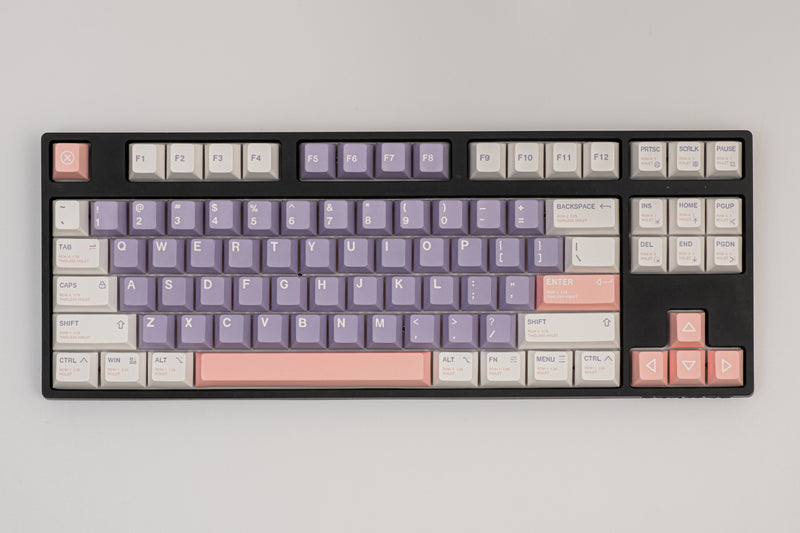 Keebmonkey Timeless Violet Cherry Profile Keycap Set