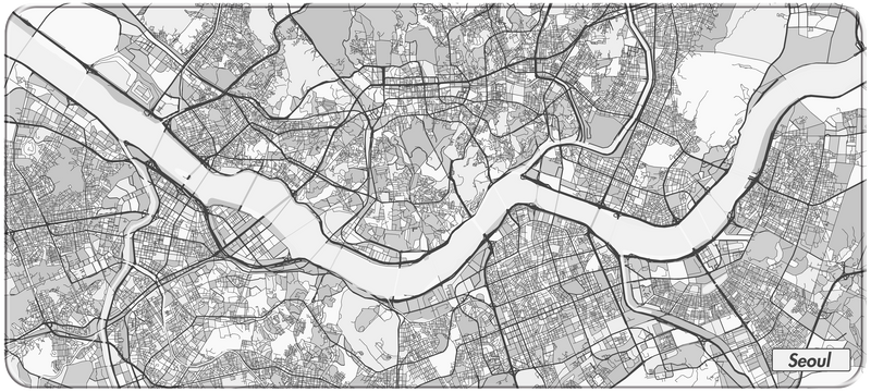 NANAMI DESIGN City Map Desk Mats Gen.2