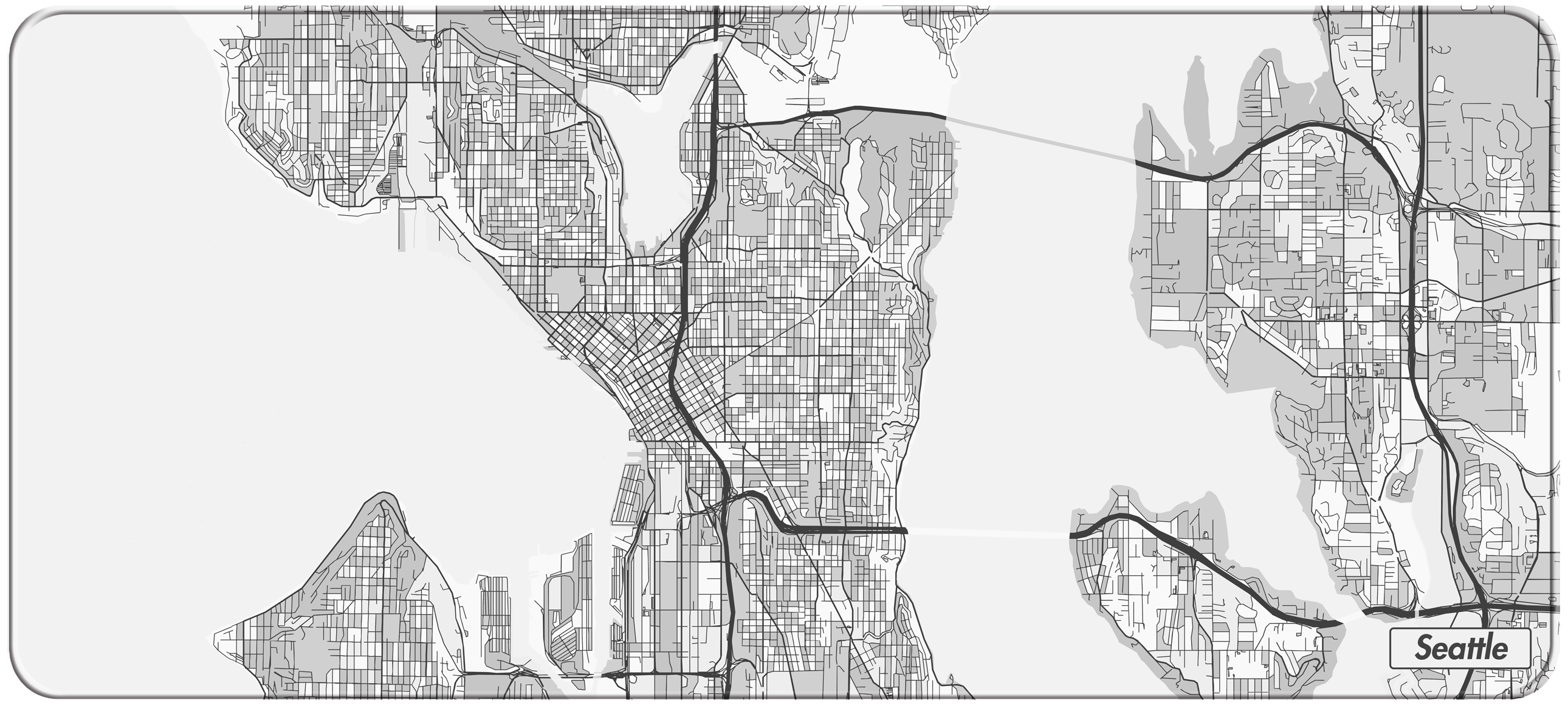 NANAMI DESIGN City Map Desk Mats Gen.2