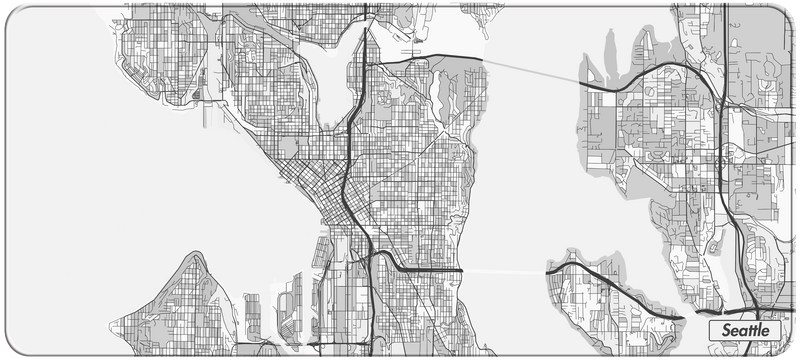 NANAMI DESIGN City Map Desk Mats Gen.2