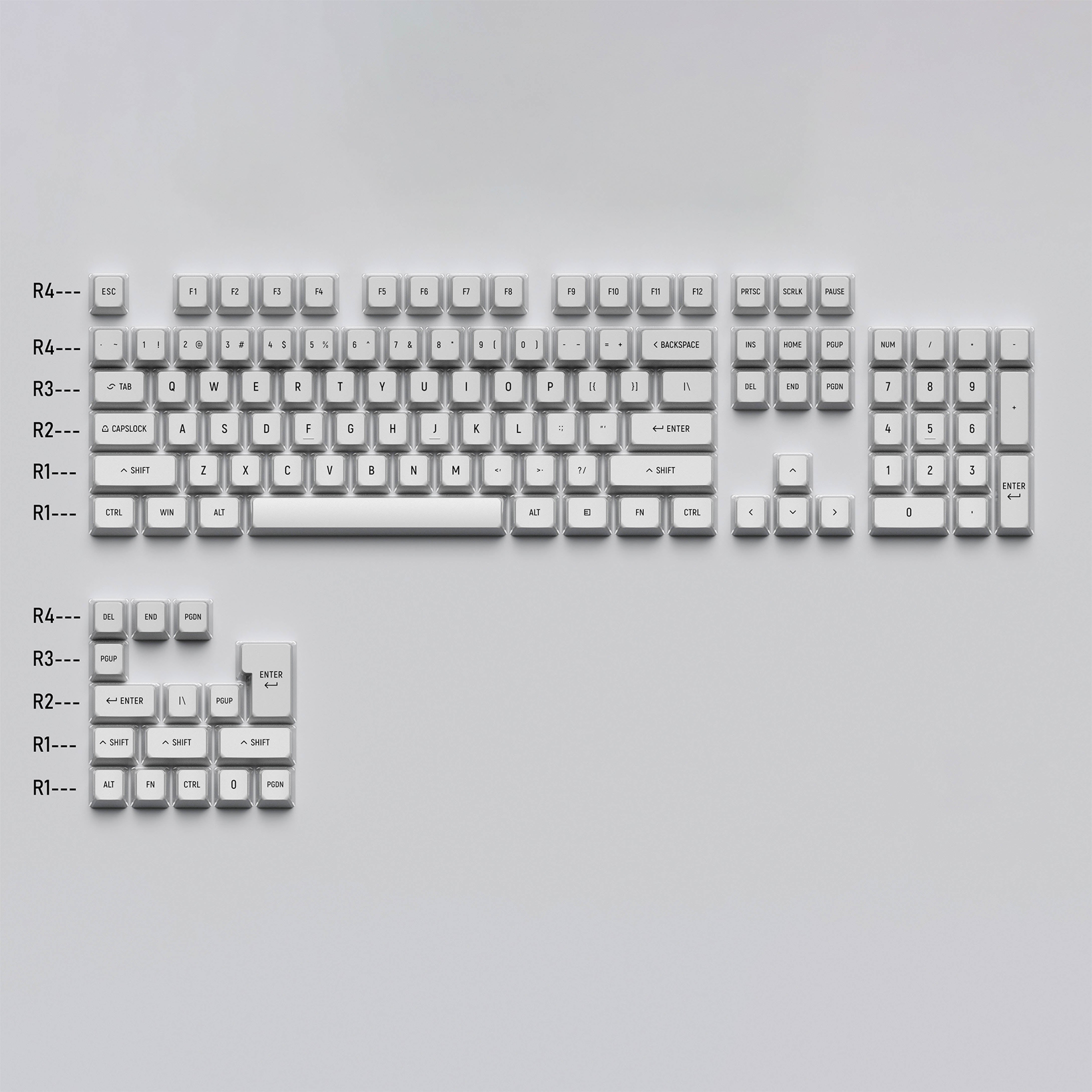 Keytok Artemis Semi-Transparent Keycaps