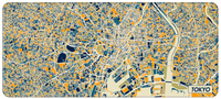 NANAMI DESIGN City Map Desk Mats