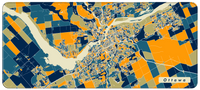 NANAMI DESIGN City Map Desk Mats
