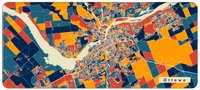 NANAMI DESIGN City Map Desk Mats