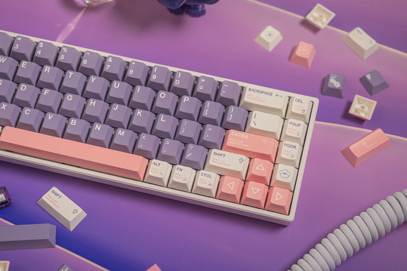 Keebmonkey Timeless Violet Cherry Profile Keycap Set