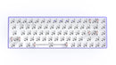 CIY TES68 KBM68 Transparent 2.4G Wireless Keyboard Kit