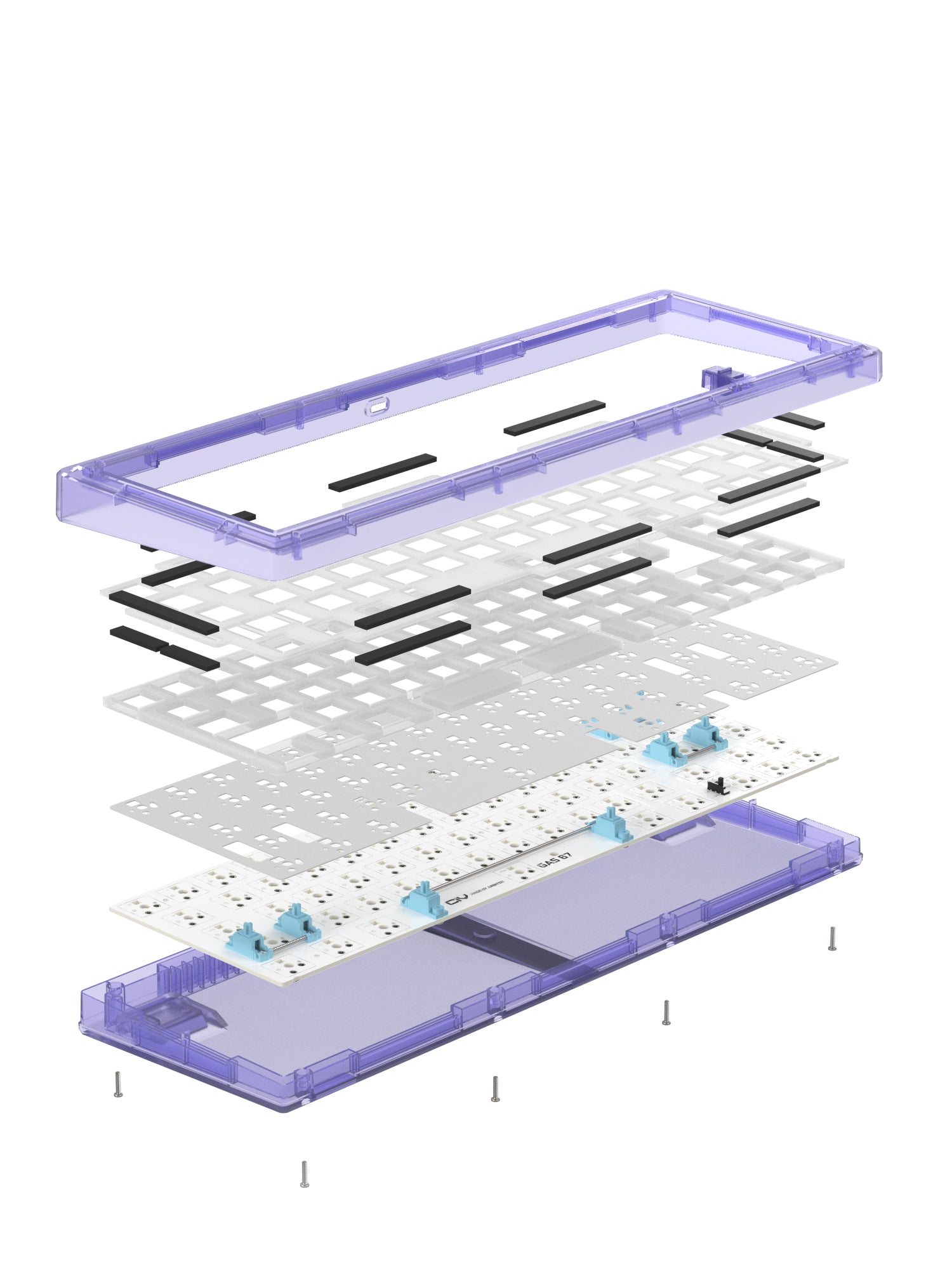 CIY GAS67 GAS67 Wireless Gasket Keyboard Kit