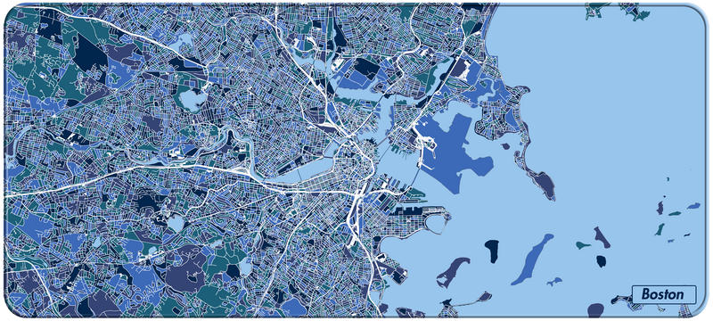 NANAMI DESIGN City Map Desk Mats Gen.2